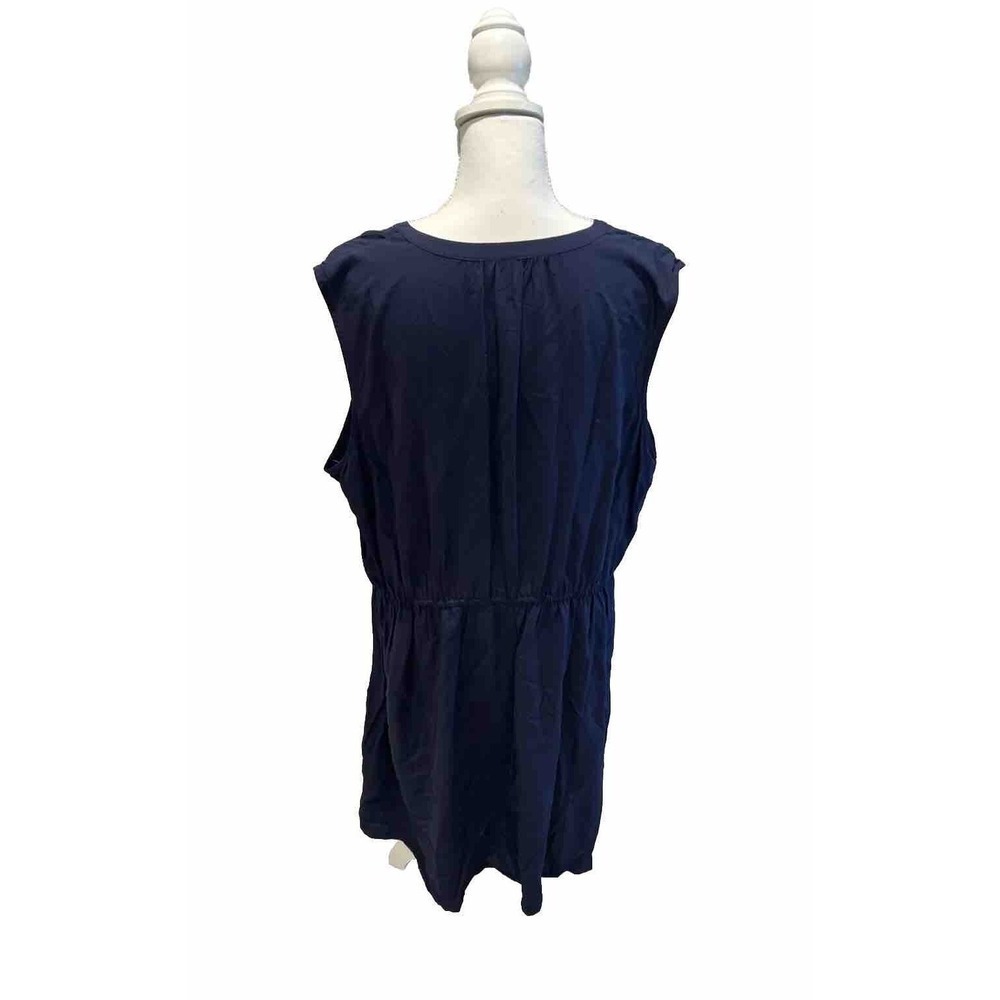 Old Navy Women's Plus Size Sleeveless Tunic‎ Dress Navy Blue NWT - Picture 3 of 9
